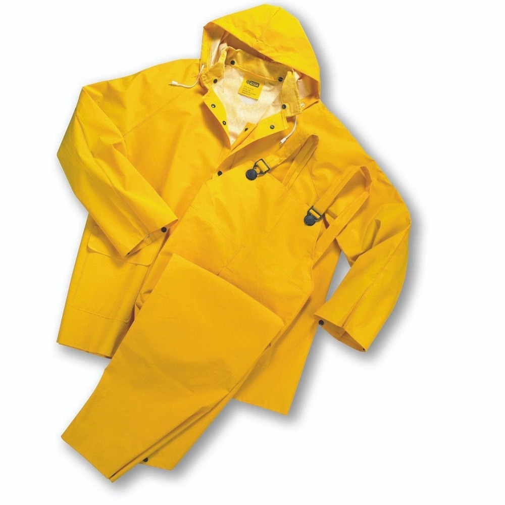West Chester .35mm PVC/Polyester 3pc Industrial Rain Suit - #4035 - XL